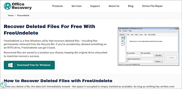 FreeUndelete