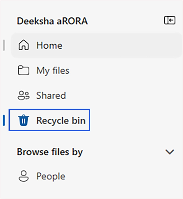Go To Recycle Bin