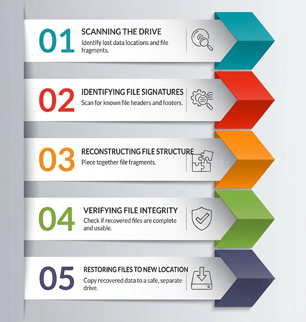 How does professional data recovery software works