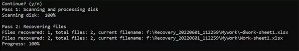 Recovery Scan