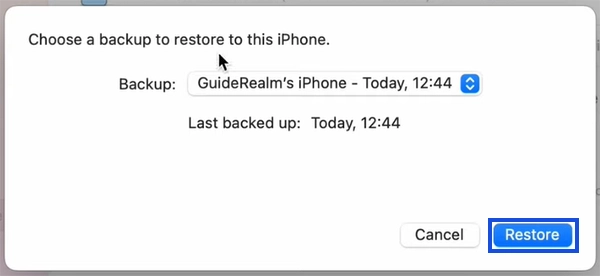 Restore