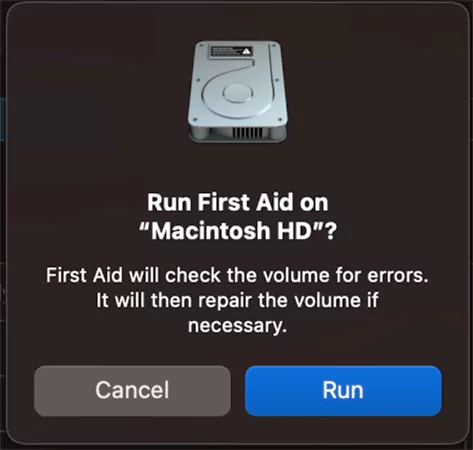 Run Button