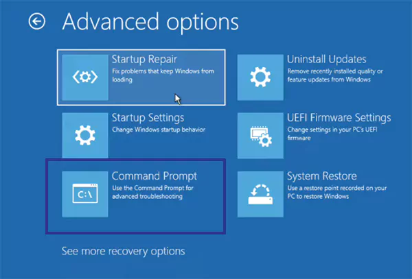 Select Command Prompt