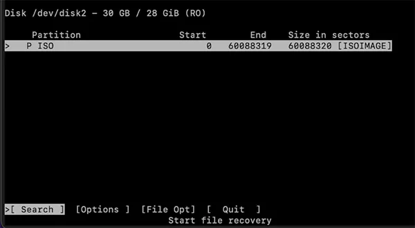 Select Partition