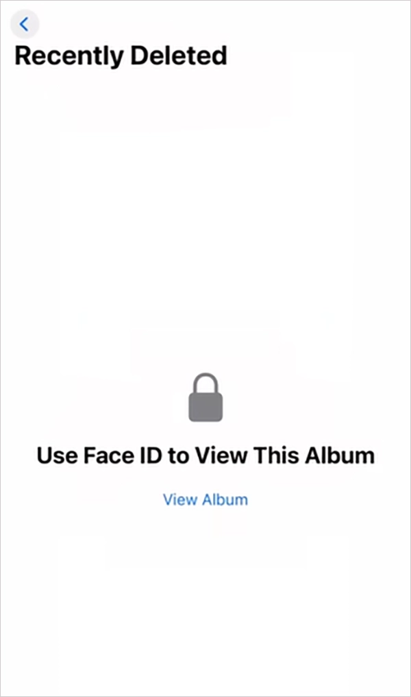 Unlock folder using Face ID