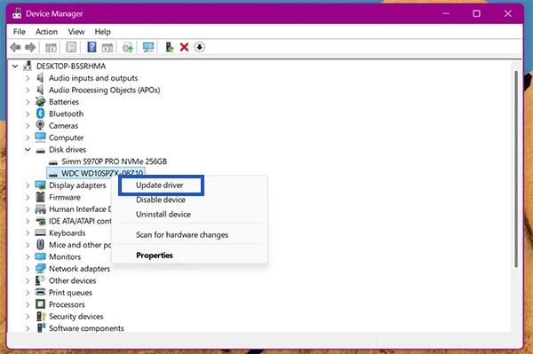Update driver