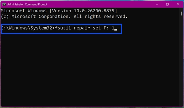 fsutil command