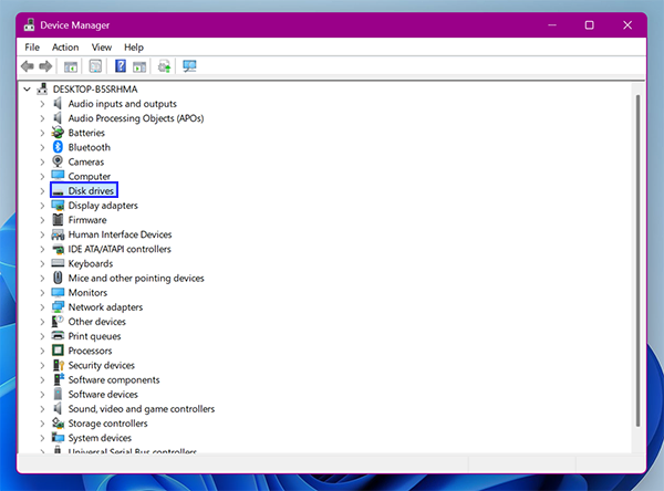 Expand Disk drives