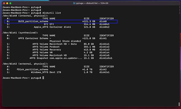 disk number