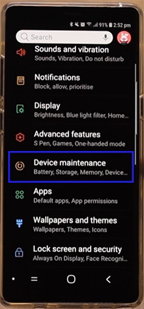 Device maintenance