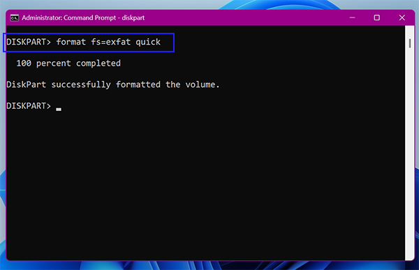 file system command