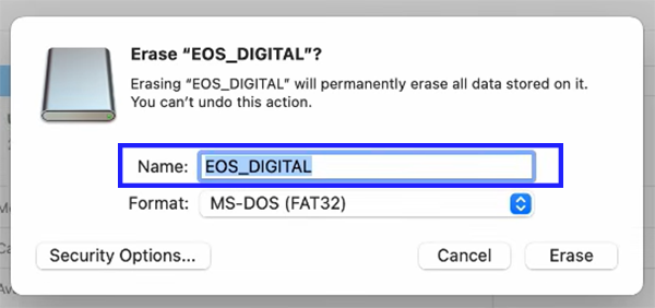 how to format sd card on mac